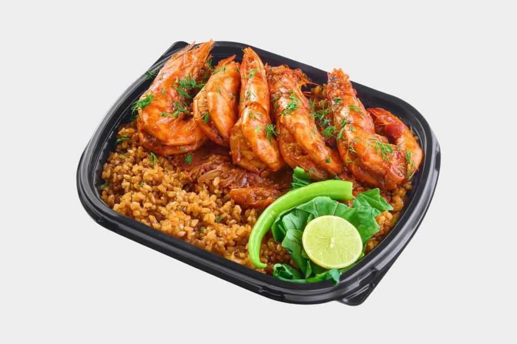 وجبة جمبري جامبو مشوي