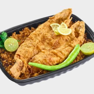 وجبه سمك بوري مقلي