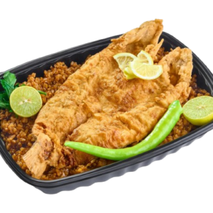 وجبه سمك بوري مقلي