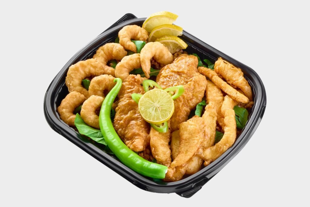 وجبة ربع مشكل مقلي