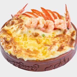 طاجن جمبري وسط بدون قشر صوص ابيض