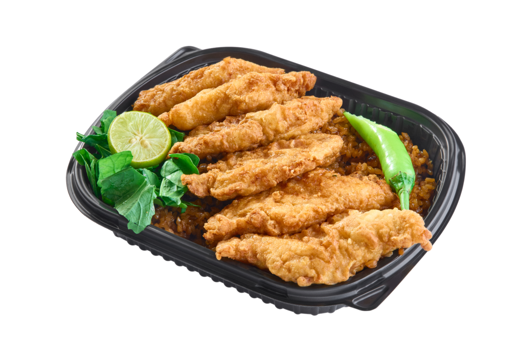 نص كيلو سمك فيليه مقلي