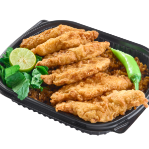 نص كيلو سمك فيليه مقلي